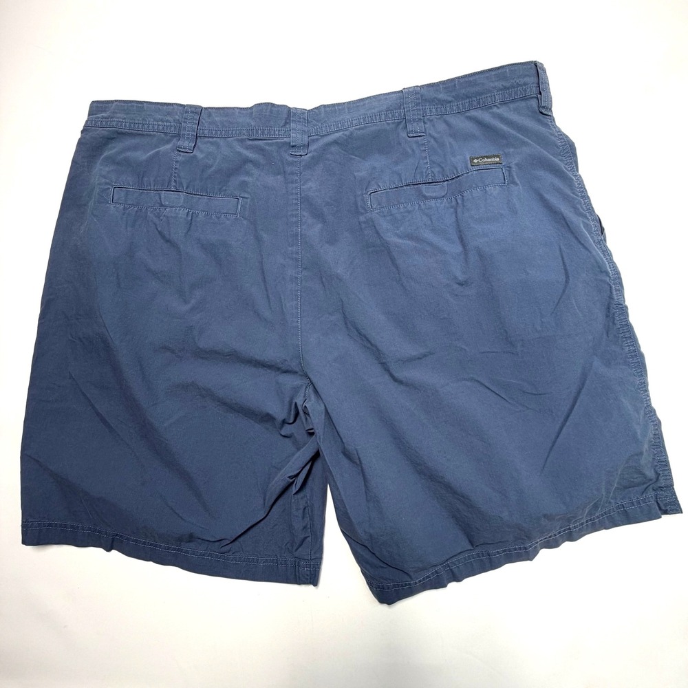 Columbia Shorts‎ Mens 42 Blue Outdoor Hiking Casual Chino 10 Inch - Picture 6 of 6